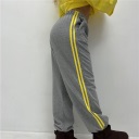 pantalone felpato con polsino grey